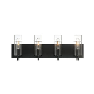 Eurofase - 34135-039 - Four Light Bathbar - Pista - Black