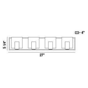 Eurofase - 34144-024 - LED Bathbar - Canmore - Black