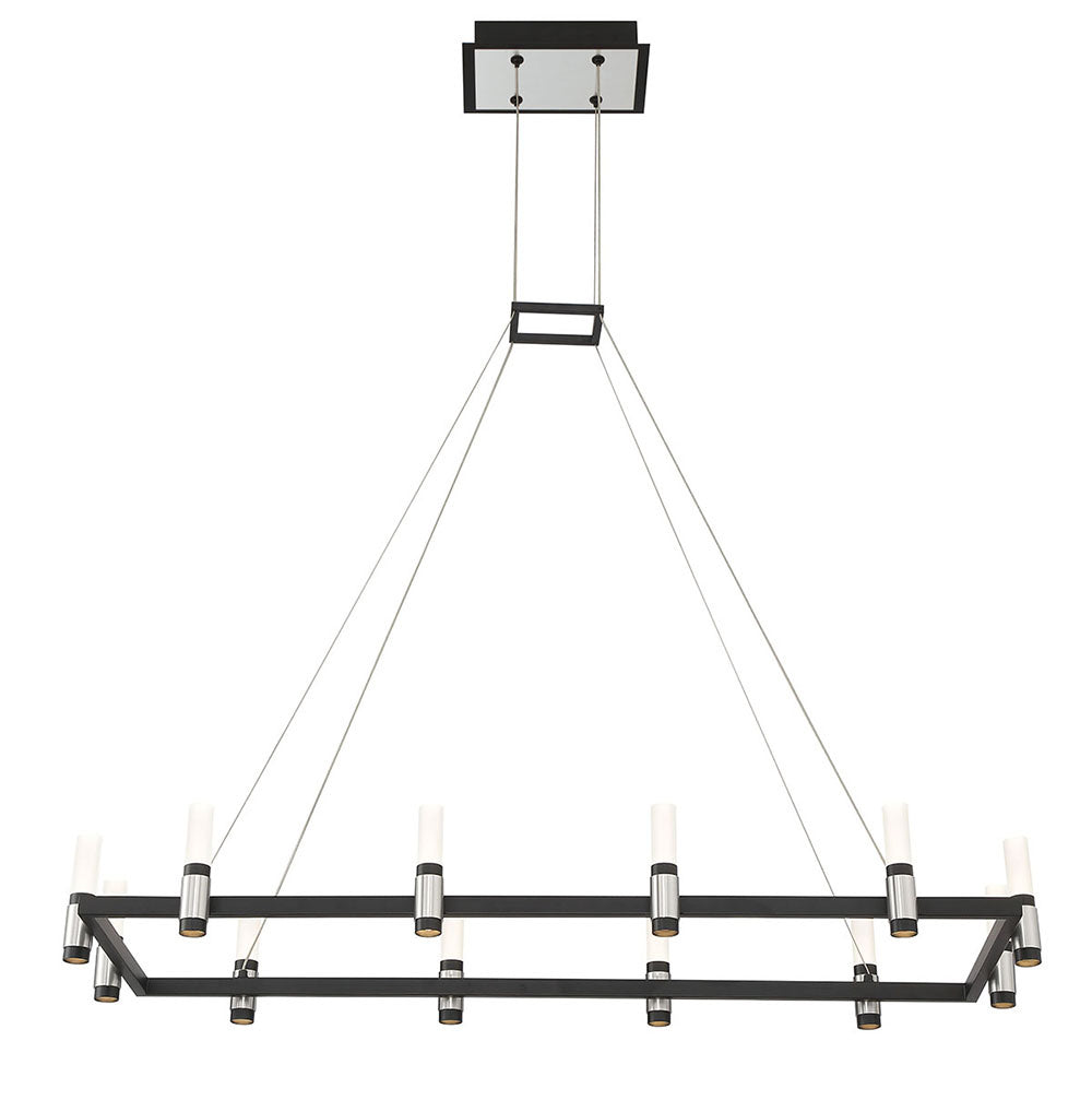 Eurofase - 37047-016 - LED Chandelier - Altamont - Satin Nickel/Black