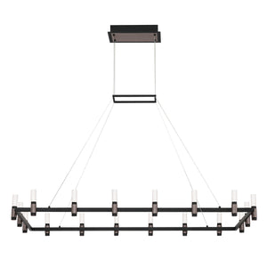 Eurofase - 37048-013 - LED Chandelier - Altamont - Satin Nickel/Black