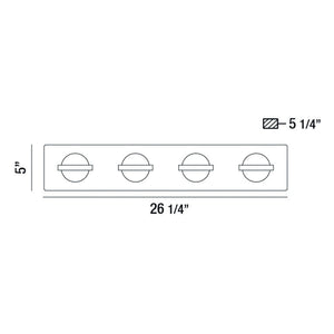 Eurofase - 37070-014 - LED Bathbar - Ryder - Chrome