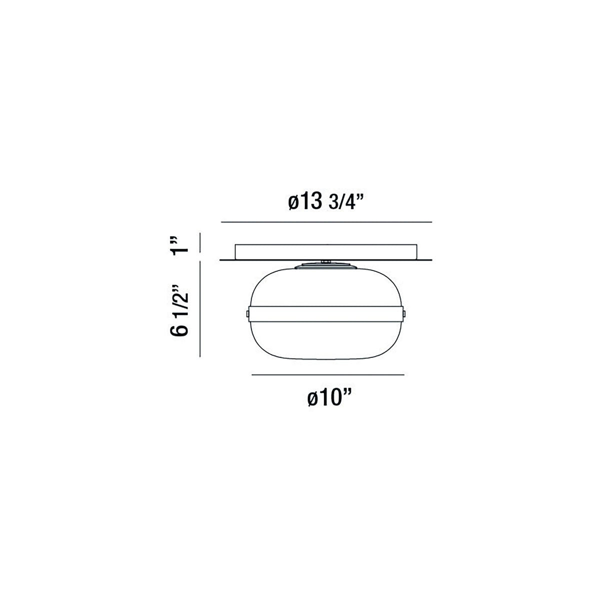 Eurofase - 37086-015 - NOTTINGHAM-FM-10IN-BR-AM - NOTTINGHAM - Brass