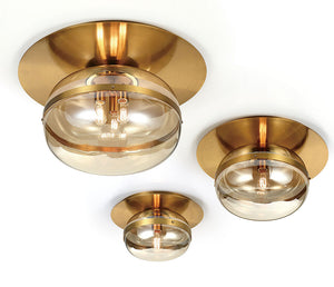 Eurofase - 37087-012 - One Light Flushmount - Nottingham - Ancient Brass