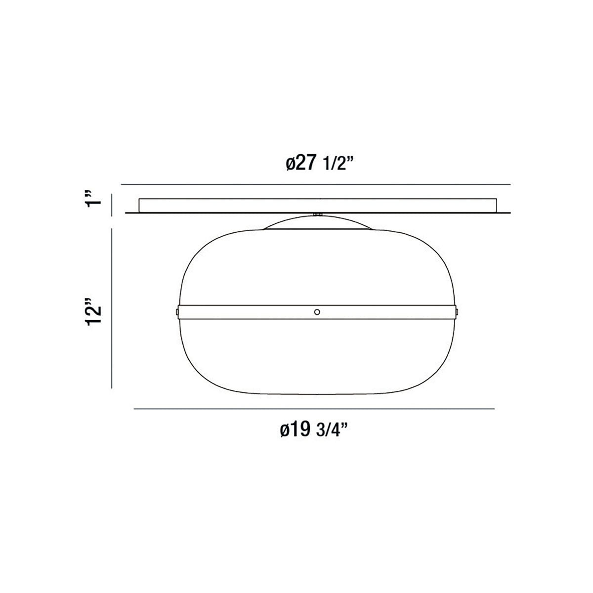 Eurofase - 37088-019 - Three Light Flushmount - Nottingham - Ancient Brass