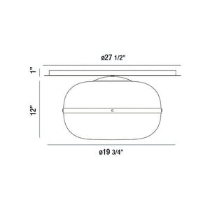 Eurofase - 37088-019 - NOTTINGHAM-FM-3LT-20IN-BR-AM - NOTTINGHAM - Brass