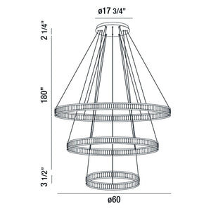 Eurofase - 37090-012 - LED Chandelier - Forster - Black