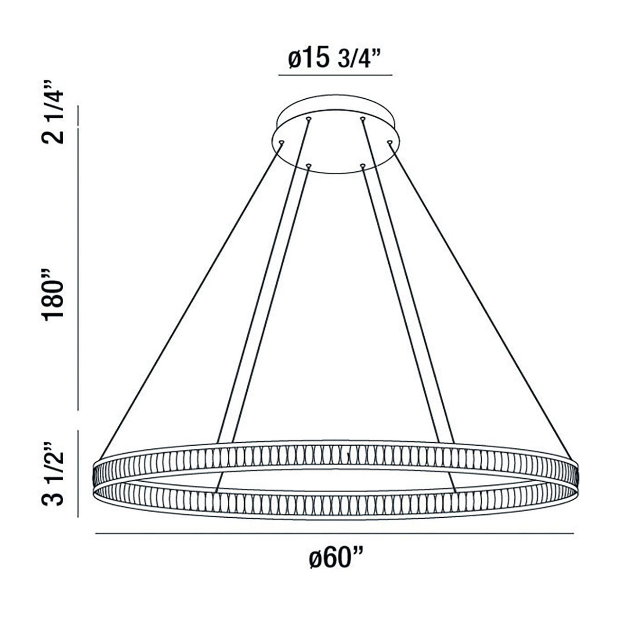 Eurofase - 37093-013 - LED Chandelier - Forster - Black