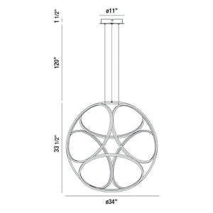 Eurofase - 37104-016 - LED Pendant - Glenview - Chrome