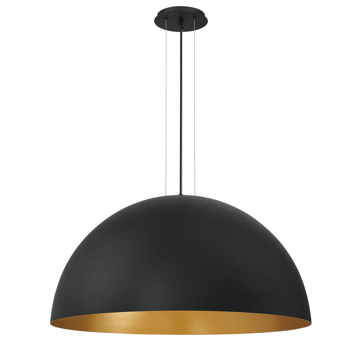 Eurofase - 37224-028 - Three Light Pendant - Laverton - Black/Gold