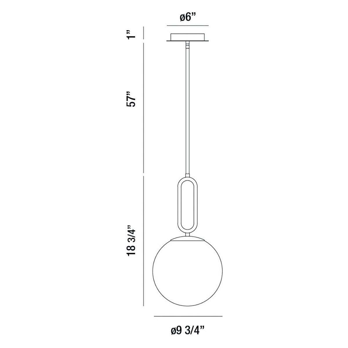 Eurofase - 37231-039 - PROSPECT-PEN-19IN-GD-WH - PROSPECT - Gold