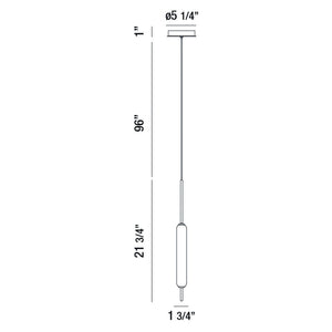 Eurofase - 37237-028 - CUMBERLAND-PEN-22IN-GD-WH - CUMBERLAND - Gold