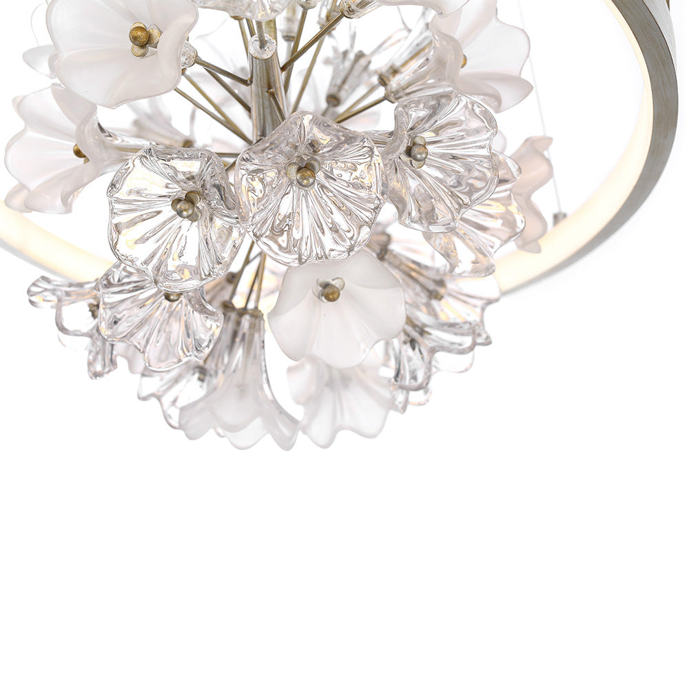 Eurofase - 37342-012 - LED Chandelier - Clayton - Silver With Brushed Gold