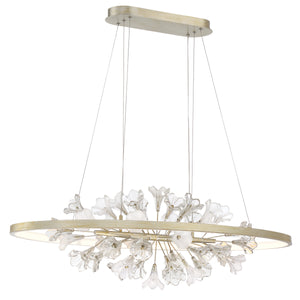 Eurofase - 37344-016 - LED Chandelier - Clayton - Silver With Brushed Gold