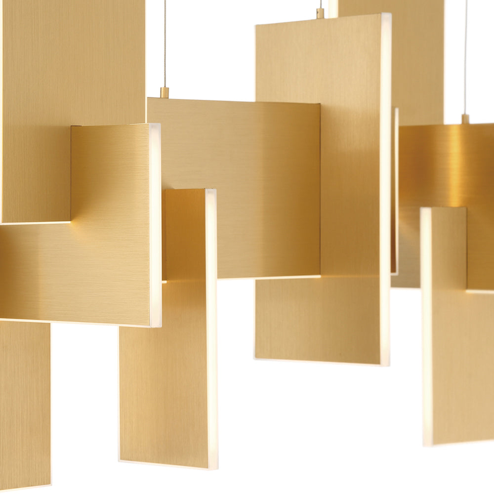 Eurofase - 37345-013 - LED Chandelier - Coburg - Anodized Gold