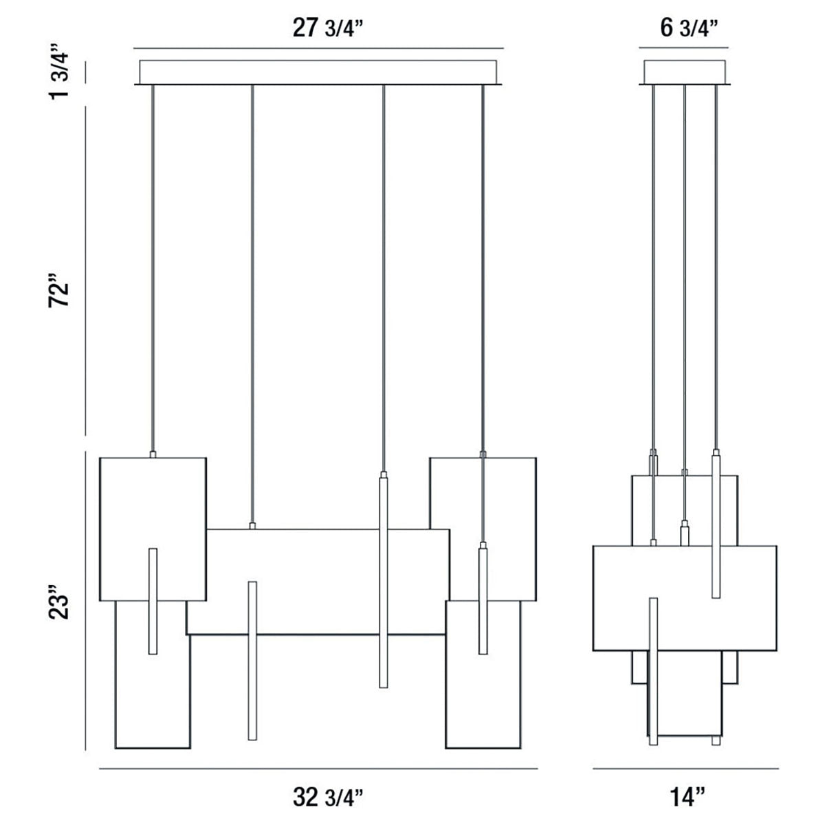 Eurofase - 37345-013 - LED Chandelier - Coburg - Anodized Gold