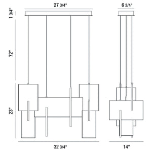 Eurofase - 37345-013 - LED Chandelier - Coburg - Anodized Gold