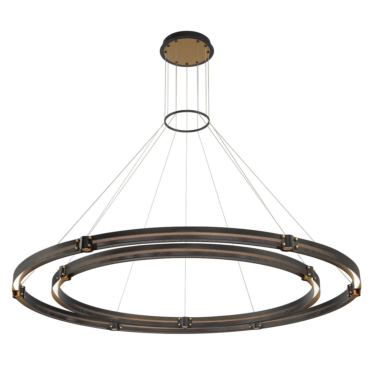 Eurofase - 37384-012 - LED Chandelier - Admiral - Matte Black/Gold