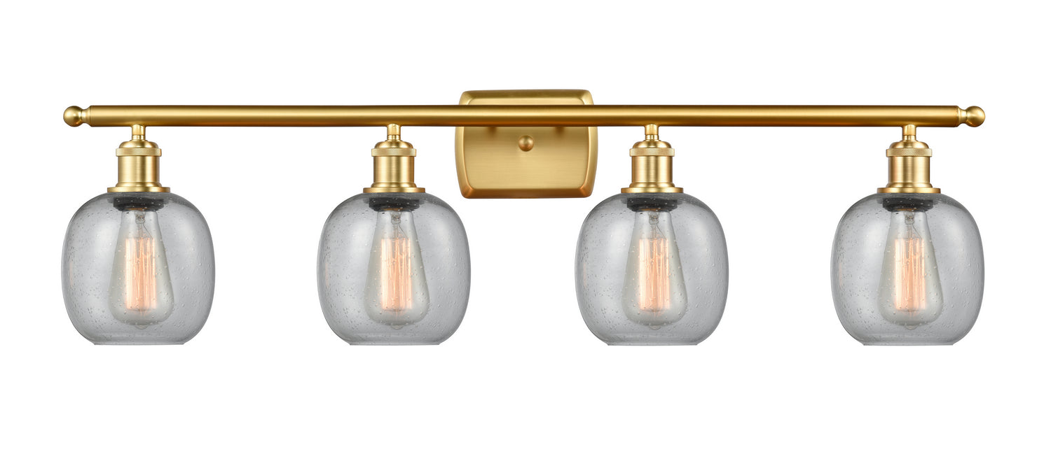 Innovations - 516-4W-SG-G104 - Four Light Bath Vanity - Ballston - Satin Gold