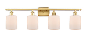 Innovations - 516-4W-SG-G111 - Four Light Bath Vanity - Ballston - Satin Gold