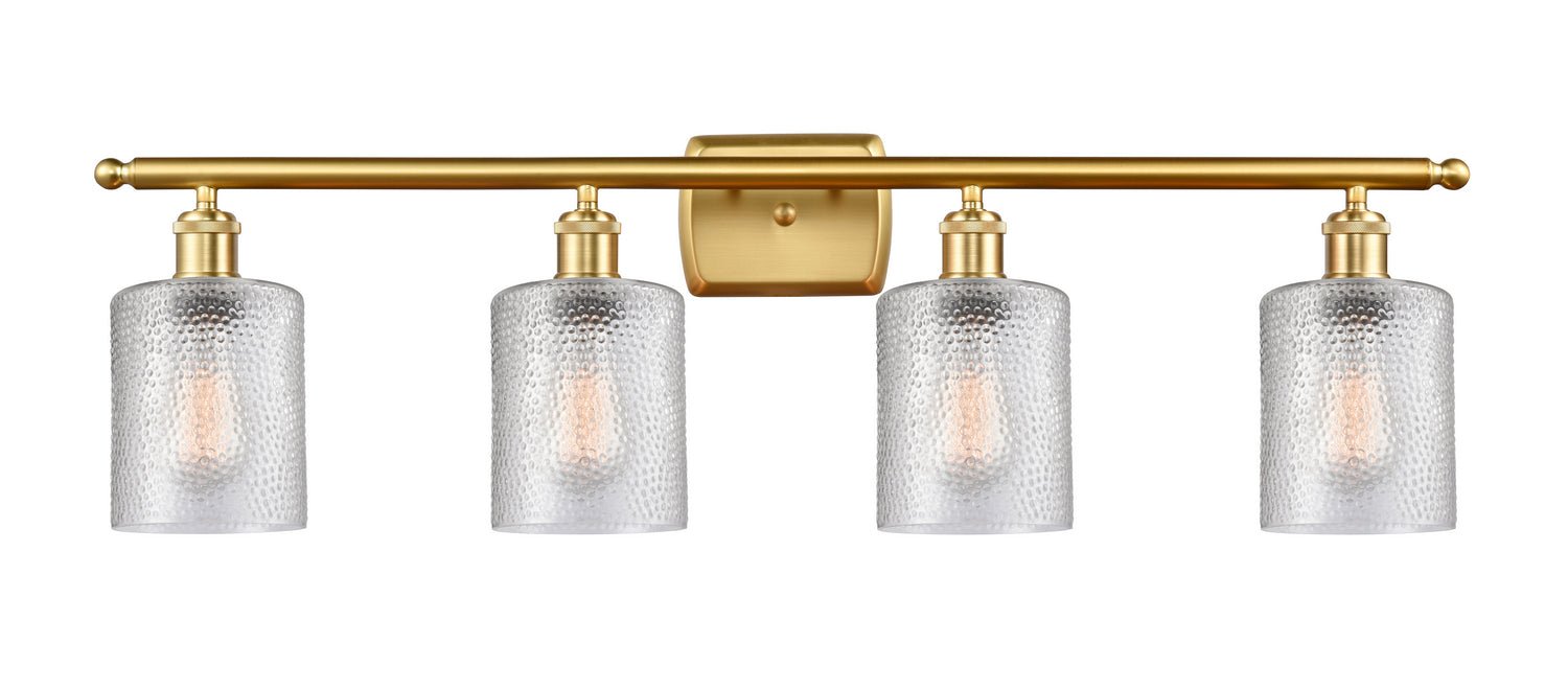 Innovations - 516-4W-SG-G112 - Four Light Bath Vanity - Ballston - Satin Gold