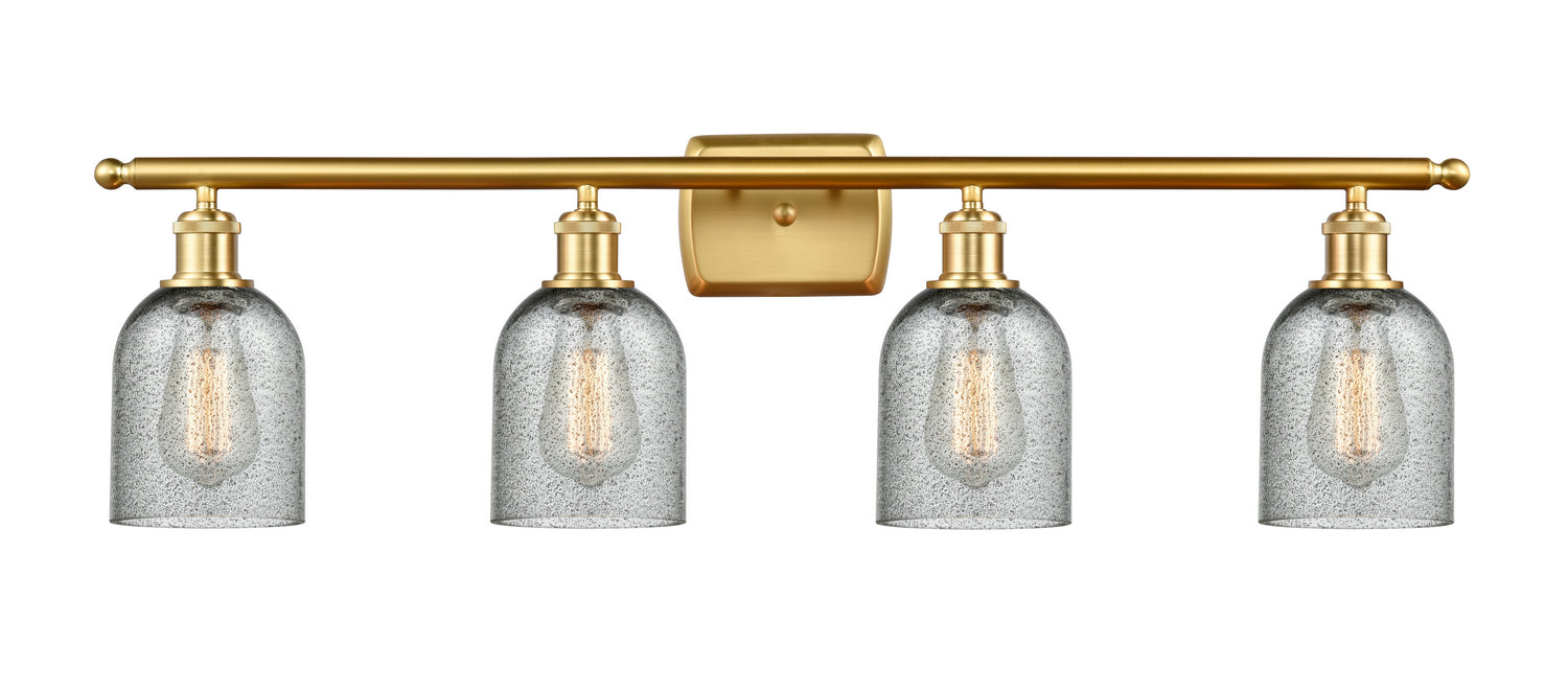 Innovations - 516-4W-SG-G257 - Four Light Bath Vanity - Ballston - Satin Gold