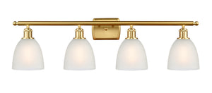 Innovations - 516-4W-SG-G381 - Four Light Bath Vanity - Ballston - Satin Gold