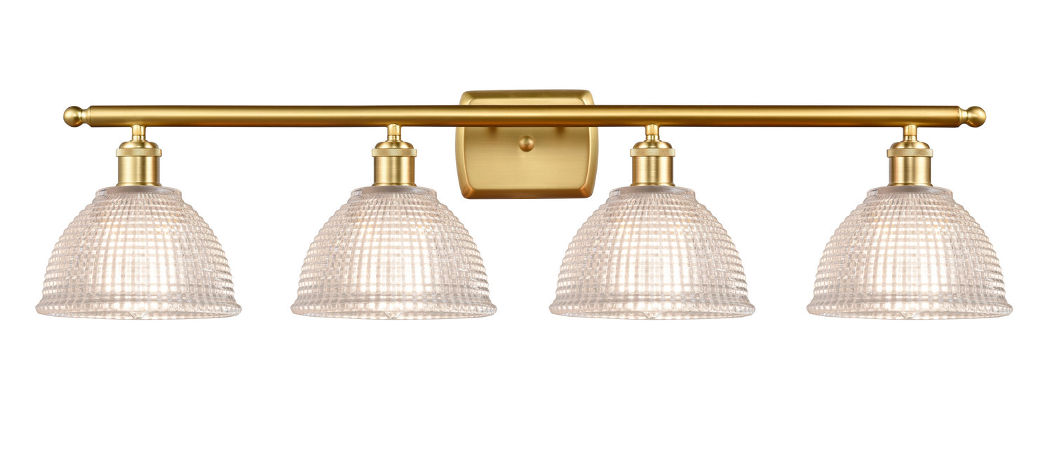 Innovations - 516-4W-SG-G422 - Four Light Bath Vanity - Ballston - Satin Gold