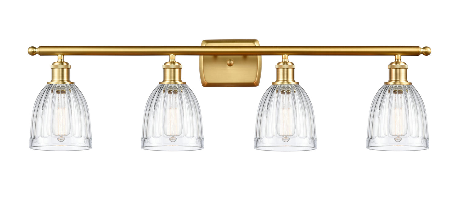 Innovations - 516-4W-SG-G442 - Four Light Bath Vanity - Ballston - Satin Gold