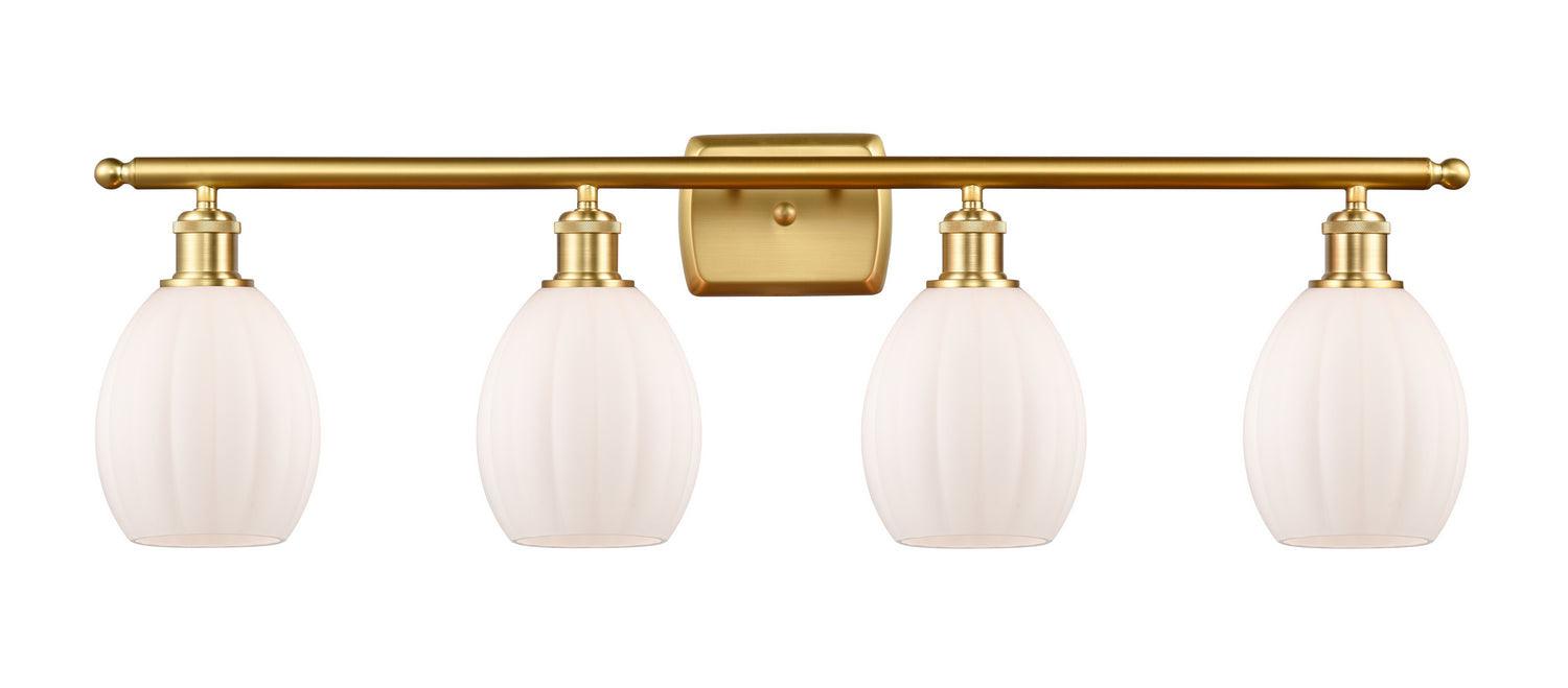 Innovations - 516-4W-SG-G81 - Four Light Bath Vanity - Ballston - Satin Gold