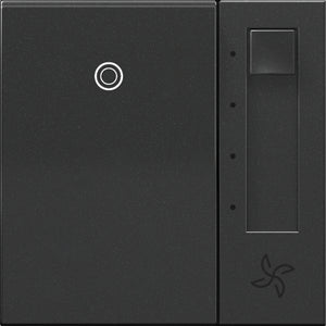 Legrand - AAFN4S16AG4 - Paddle Fan Speed Control Switch with Microban - adorne - Graphite