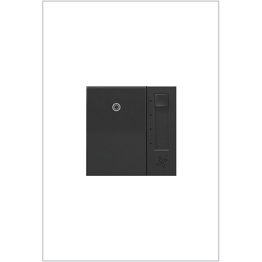 Legrand - AAFN4S16AG4 - Paddle Fan Speed Control Switch with Microban - adorne - Graphite
