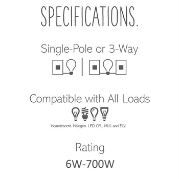 Legrand - ADPD4FBL3P2G4 - 0-10V Paddle Dimmer with Microban - adorne - Graphite