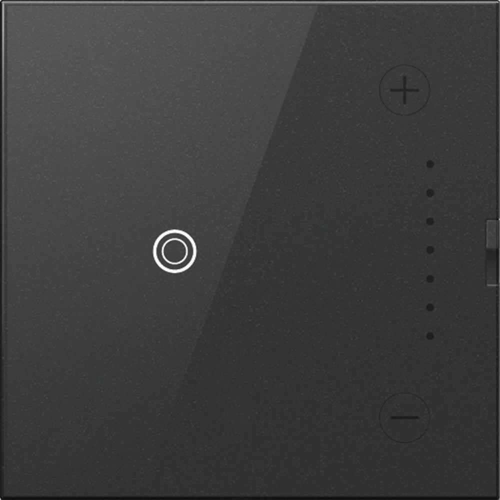 Legrand - ADTH4FBL3PG4 - 0-10V Touch Dimmer with Microban - adorne - Graphite