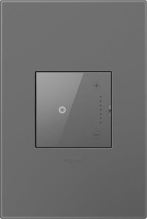 Legrand - ADTH703TUM4 - Touch Tru-Universal Dimmer with Microban - adorne - Magnesium