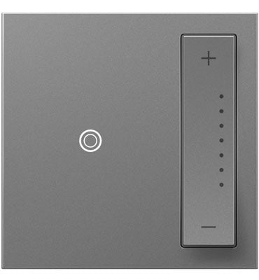 Legrand - ADTP4FBL3PM4 - 0-10V sofTap Dimmer with Microban - adorne - Magnesium