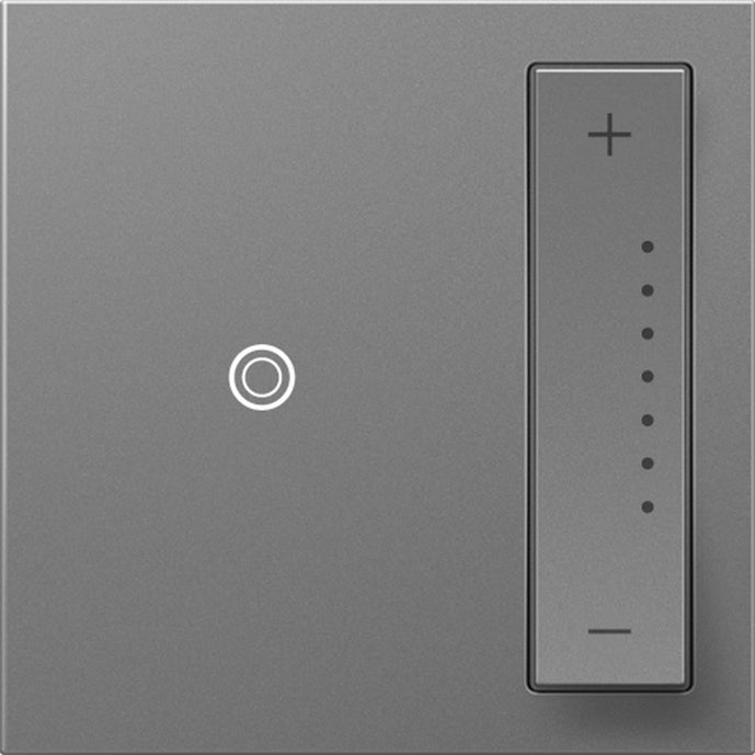 Legrand - ADTP4FBL3PM4 - 0-10V sofTap Dimmer with Microban - adorne - Magnesium