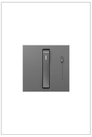 Legrand - ADWR703TUM4 - Whisper Tru-Universal Dimmer with Microban - adorne - Magnesium