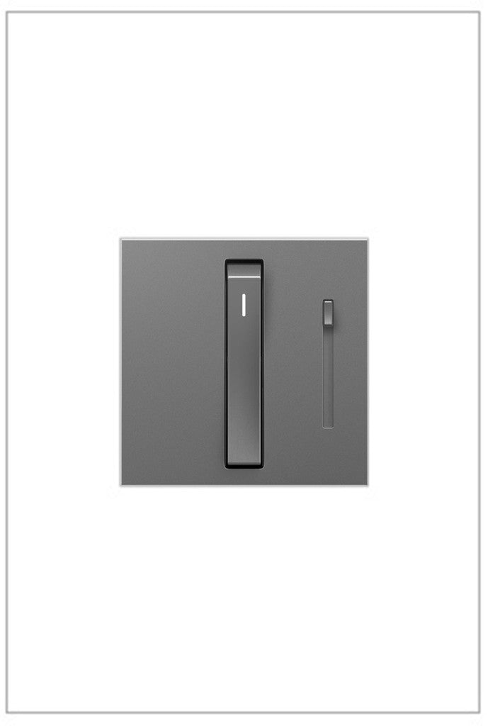 Legrand - ADWR703TUM4 - Whisper Tru-Universal Dimmer with Microban - adorne - Magnesium
