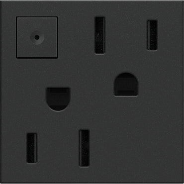 Legrand - ARPS152G4 - 15A Energy-Saving On/Off Outlet - adorne - Graphite
