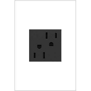 Legrand - ARTR152G4 - 15A Dual Tamper-Resistant Outlet - adorne - Graphite