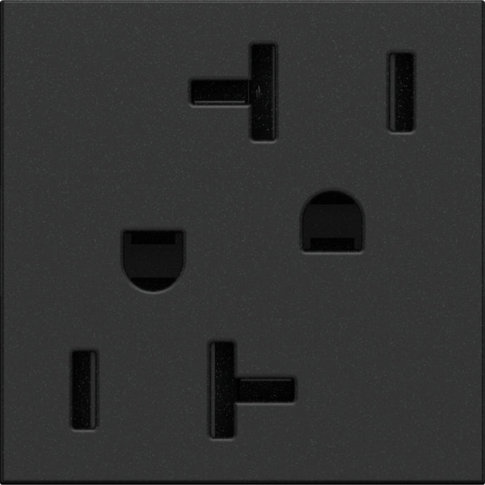 Legrand - ARTR202G4 - 20A Dual Tamper-Resistant Outlet - adorne - Graphite