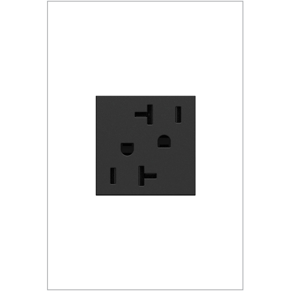 Legrand - ARTR202G4 - 20A Dual Tamper-Resistant Outlet - adorne - Graphite