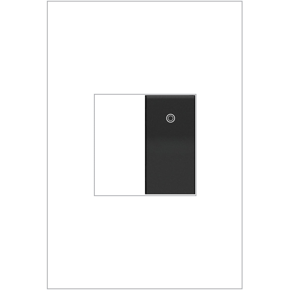 Legrand - ASPD1531G277 - Switch, Half-Size, 277V - Adorne - Graphite