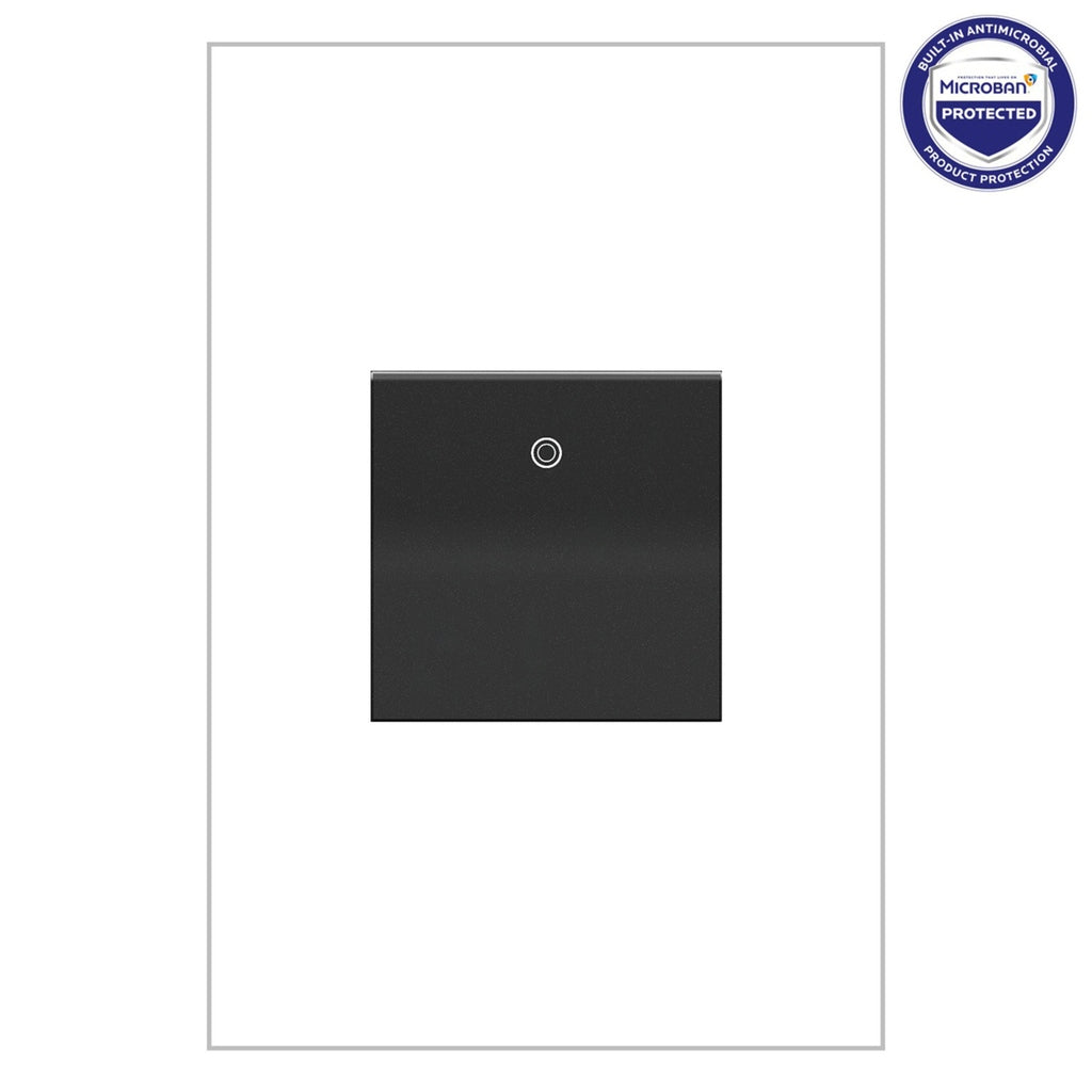 Legrand - ASPD1542G277 - 277V 4-Way Paddle Switch with Microban - adorne - Graphite