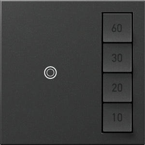 Legrand - ASTM2G2 - Timer Switch, Manual On/Timed Off with Microban - adorne - Graphite