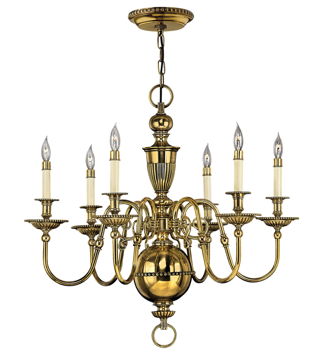 Hinkley - 4416BB - LED Chandelier - Cambridge - Burnished Brass