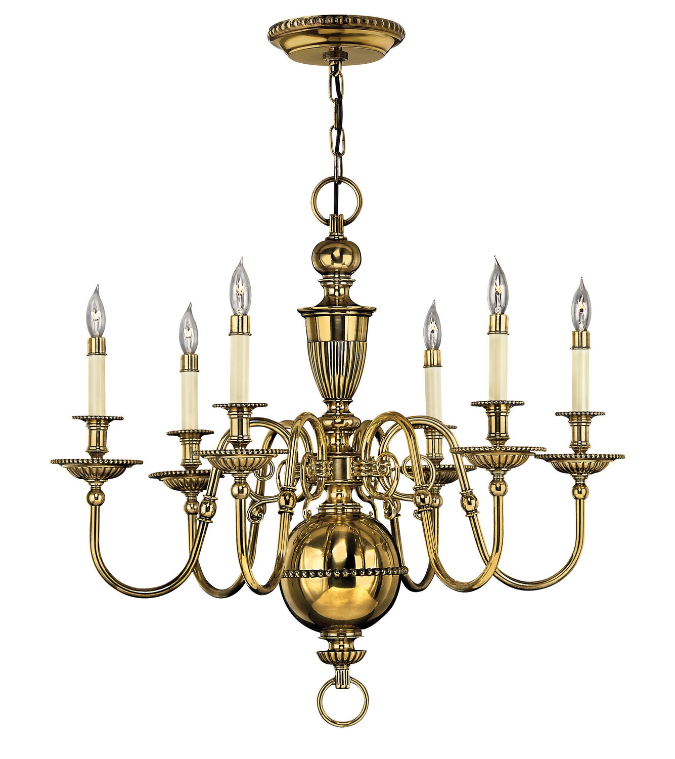 Hinkley - 4416BB - LED Foyer Pendant - Cambridge - Burnished Brass