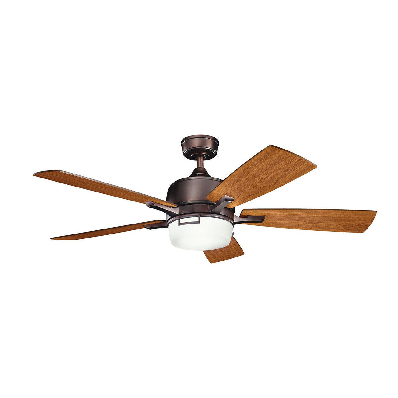 Kichler - 300457OBB - 52"Ceiling Fan - Leeds - Oil Brushed Bronze