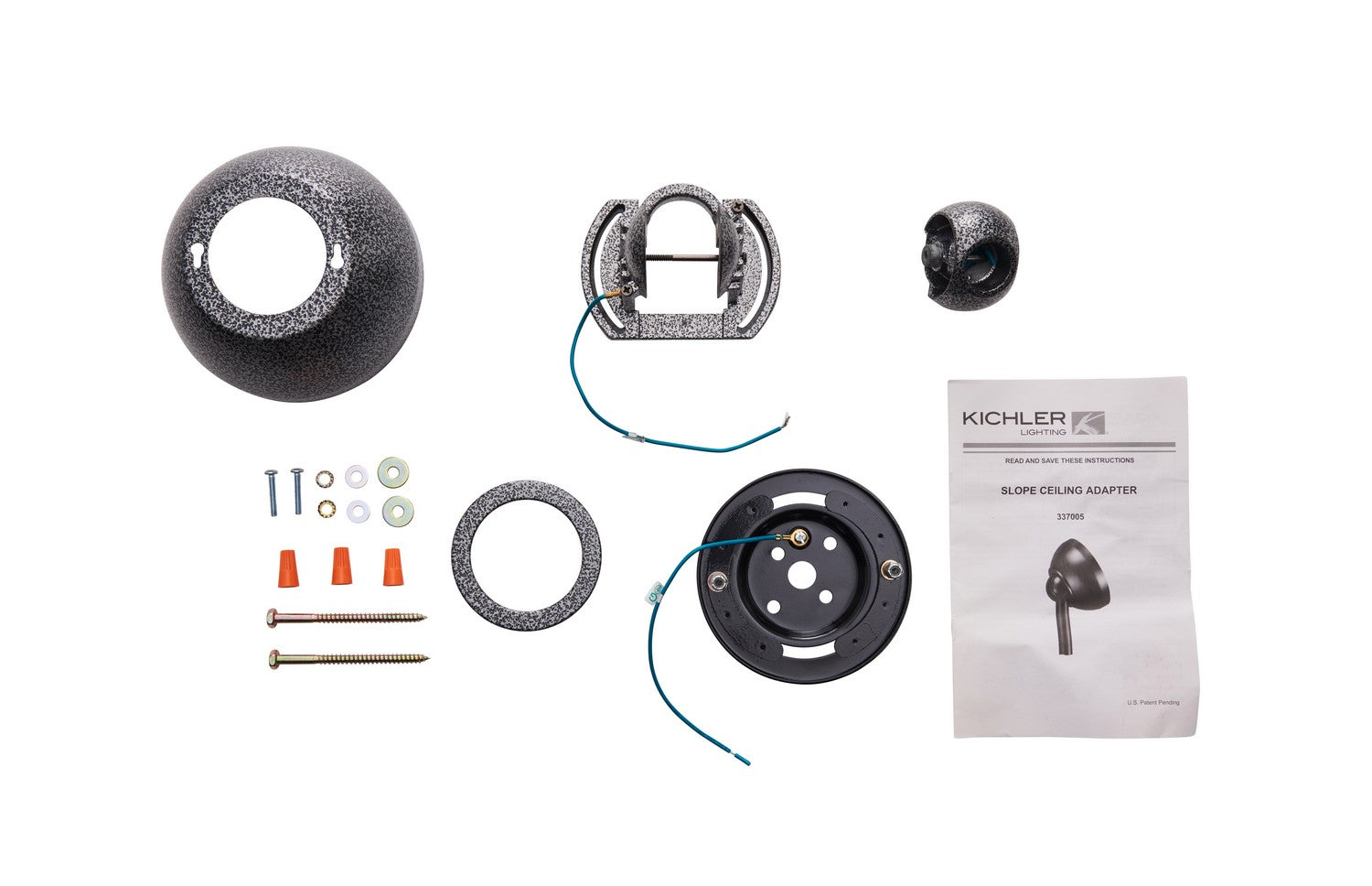 Kichler - 337005WSP - Slope Adapter - Accessory - Weathered Steel Powder Coat
