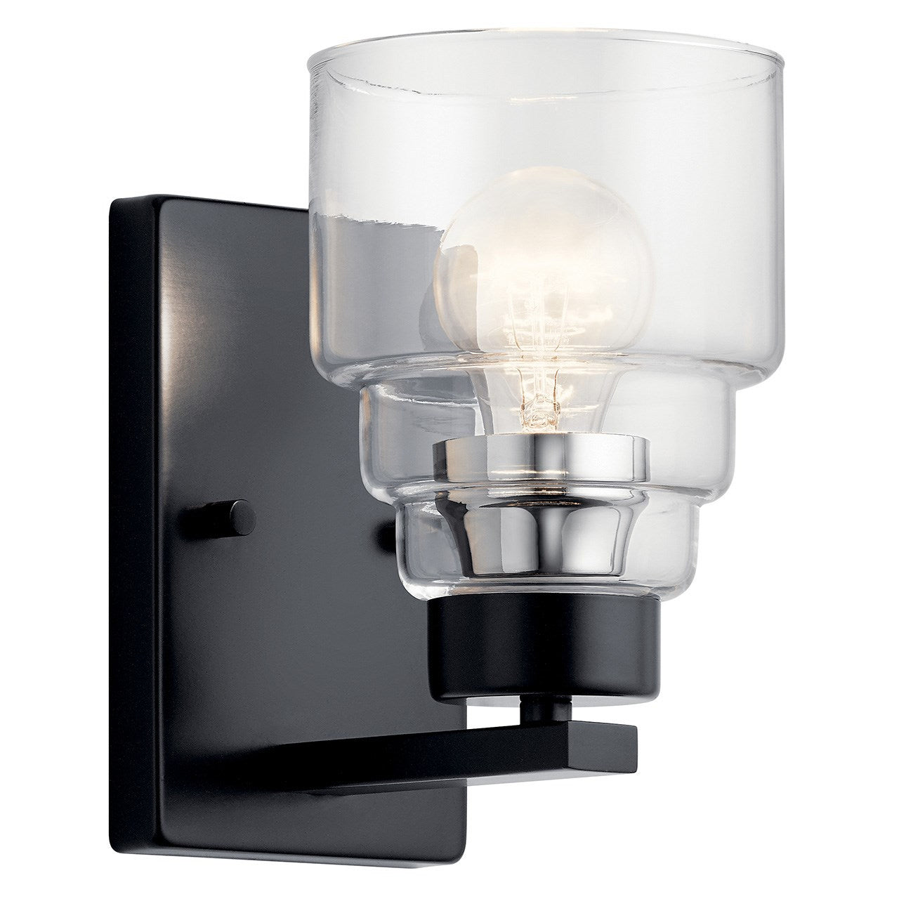 Kichler - 55010BK - One Light Wall Sconce - Vionnet - Black